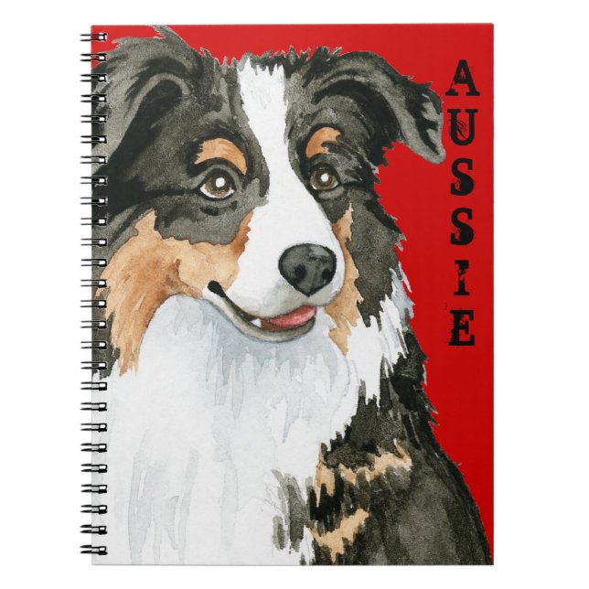 Aussie Color Block Notebook (Front)
