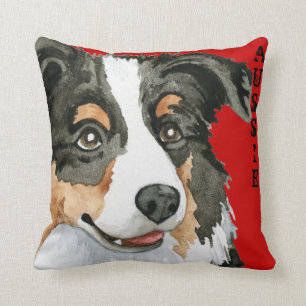 Aussie Color Block Throw Pillow