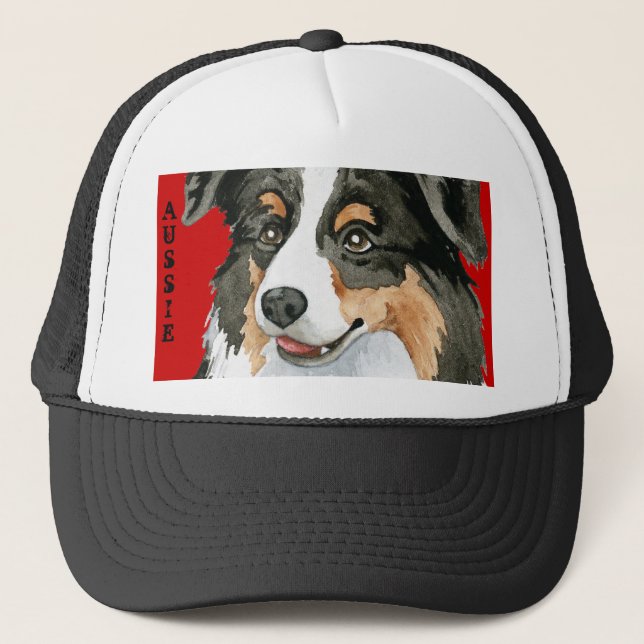 Aussie Color Block Trucker Hat (Front)