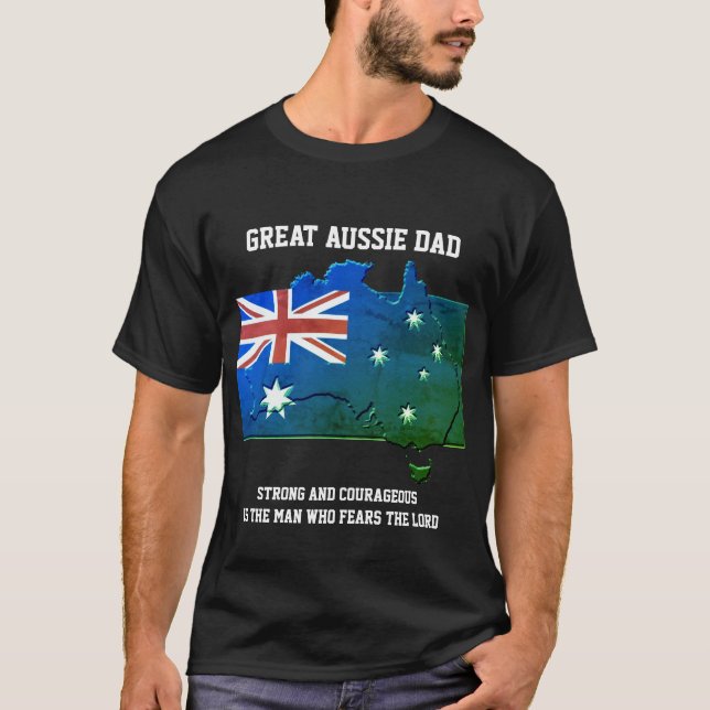 AUSSIE DAD Christian T-Shirt (Front)
