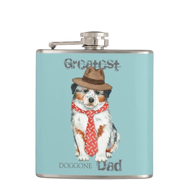 Aussie Dad Flask (Front)