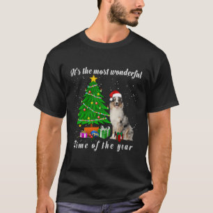 Aussie Dog It'S The Most Wonderful Time Of The Yea T-Shirt