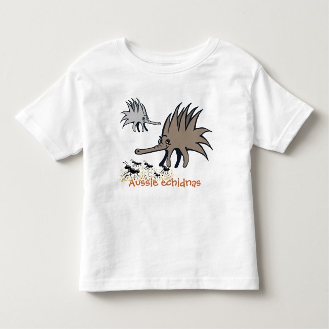 Aussie echidnas toddler t-shirt (Front)