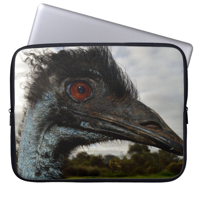 Aussie Emu Attraction, Laptop Sleeve (Front)