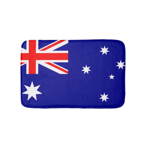 Aussie flag bathroom mat