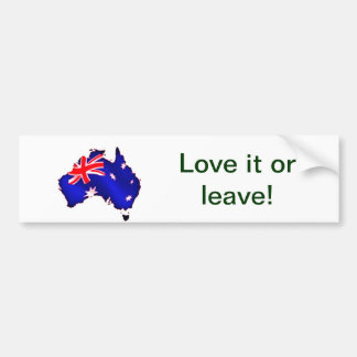 aussie flag bumper sticker