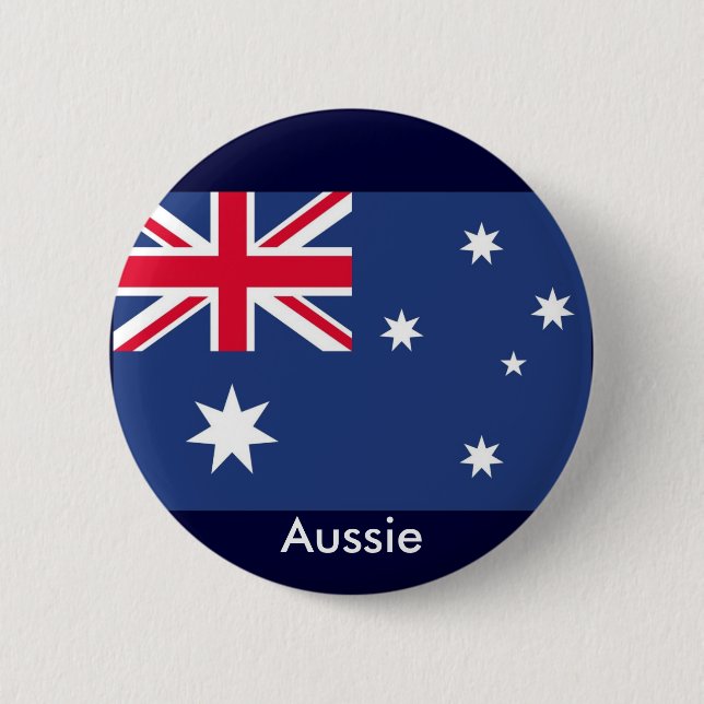 Aussie flag button (Front)