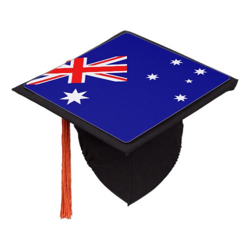 Aussie flag graduation cap topper