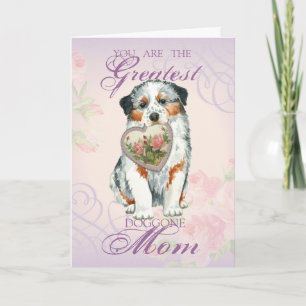 Aussie Heart Mom Card