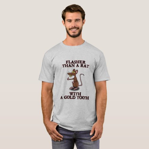 Aussie humour rat cartoon funny saying T_Shirt