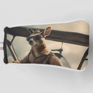 Aussie Kangaroo Aeroplane Pilot, Golf Head Cover
