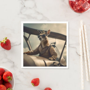 Aussie Kangaroo Pilot, Napkins