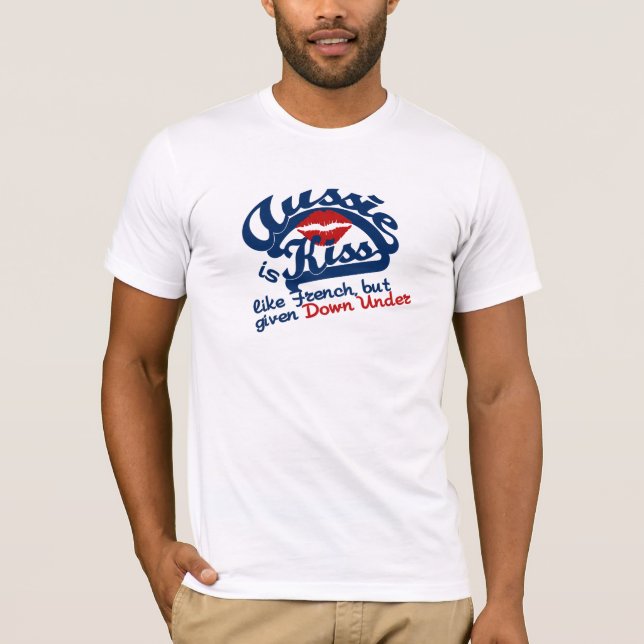 Aussie Kiss shirt - choose style (Front)