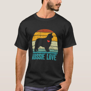 Aussie Love Australian Shepherd Dog T-Shirt