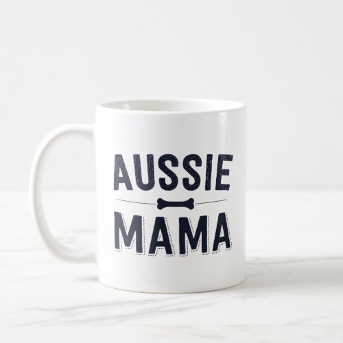Aussie Mama Red Merle Australian Shepherd Farm Dog Coffee Mug