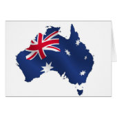 Aussie map flag (Front Horizontal)
