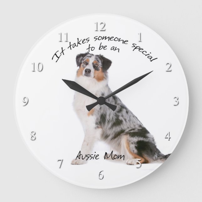 Aussie Mom Clock (Front)