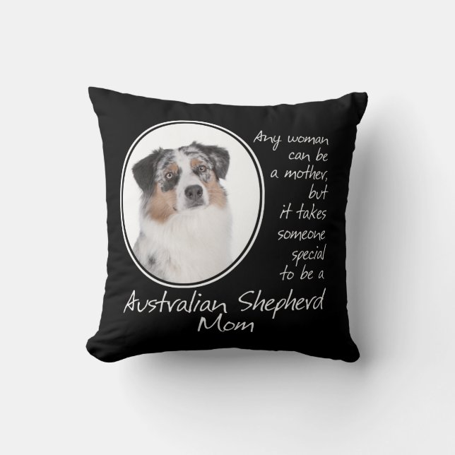 Aussie Mom Pillow (Front)