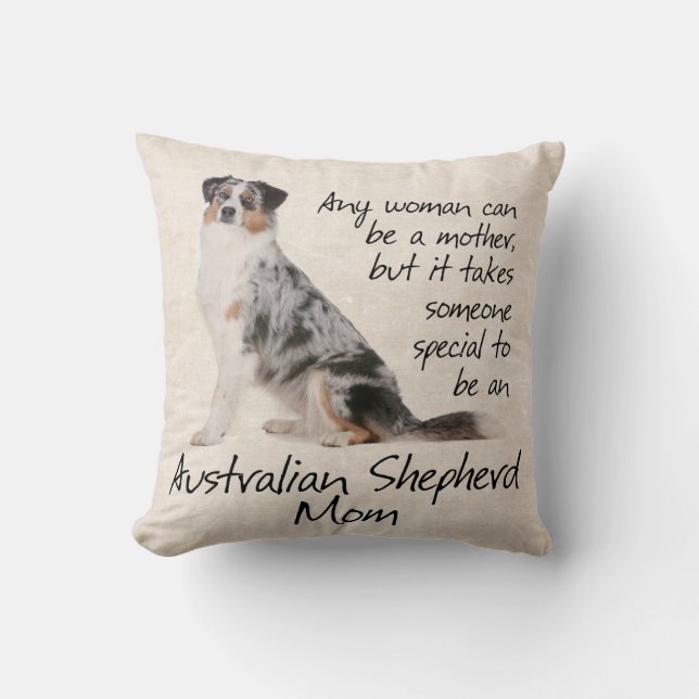 Aussie Mom Pillow (Front)