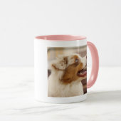Aussie Mom red merle personalized with photo Mug (Front Right)