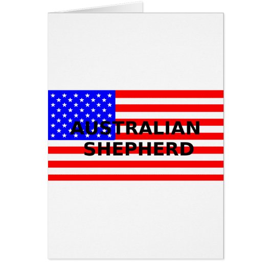 aussie name on flag cards (Front)