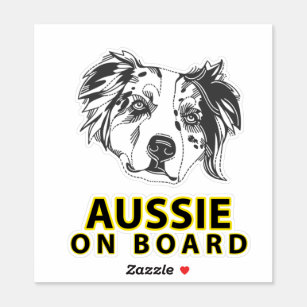 Aussie On Board Sticker