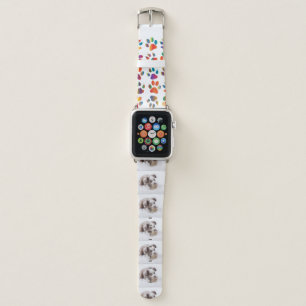 aussie red merle pup apple watch band