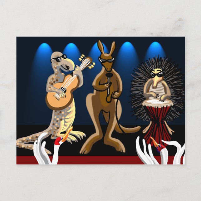 Aussie Rockers Postcard (Front)