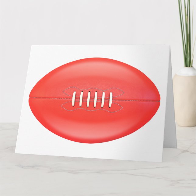 Aussie Rules Ball Card (Front)
