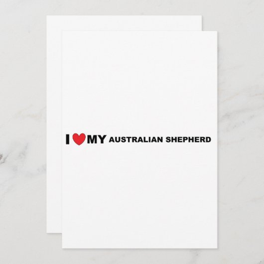 aussie shep love (Front/Back)