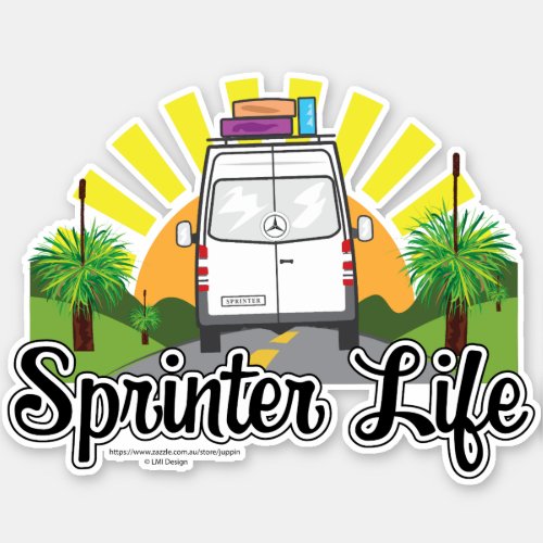 Aussie Sprinter Life Sticker 