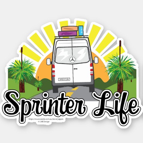Aussie Sprinter Life Sticker 