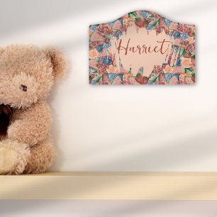 Aussie summer vibes - child’s name door sign