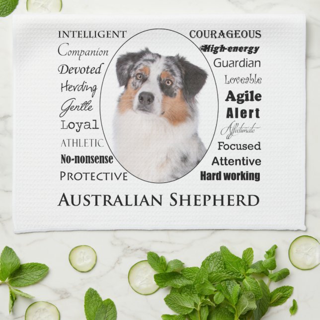 Aussie Traits Kitchen Towel (Folded)