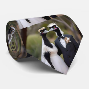 Aussie Wedding Australian Emus, Wedding  Neck Tie