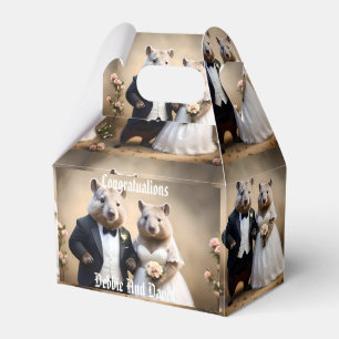 Aussie Weddings Australian Wombats, Wedding Favor Boxes