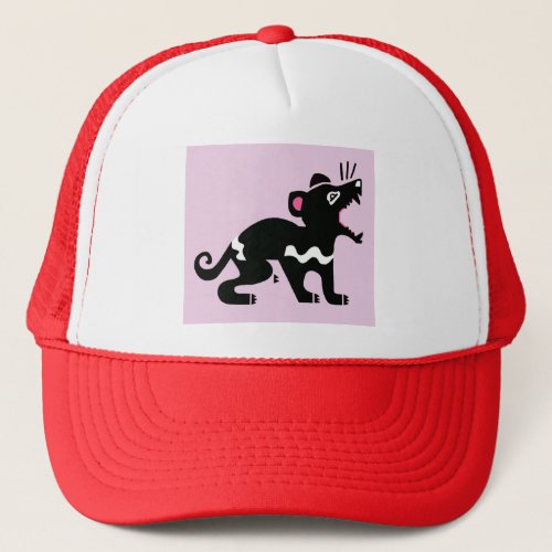 Aussie wildlife  _ TASMANIAN DEVIL _ Nature _ Pink Trucker Hat