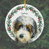 Aussiedoodle cheap christmas ornament