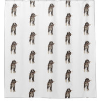 Aussiedoodle Shower Curtain