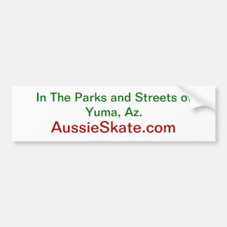 AussieSkate bumper sticker