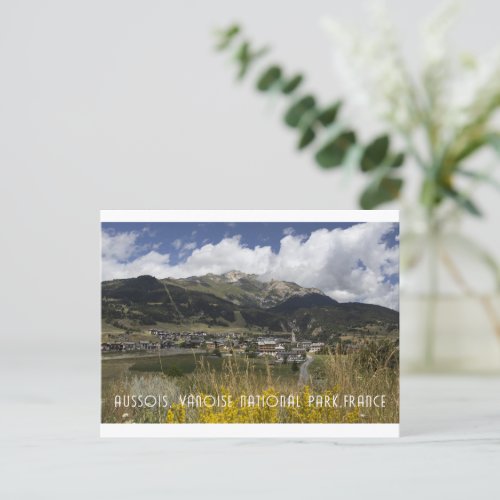 Aussois Vanoise Massif France Postcard