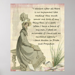 Austen Book Lovers Poster