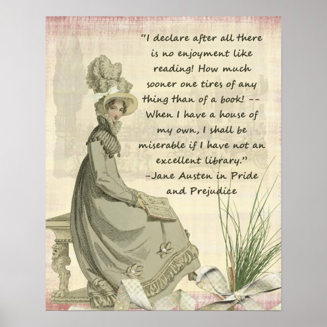 Austen Book Lovers Poster (Front)