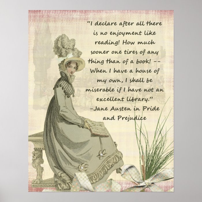 Austen Book Lovers Poster