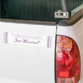 Austen Wedding Bumper Sticker (On Truck)