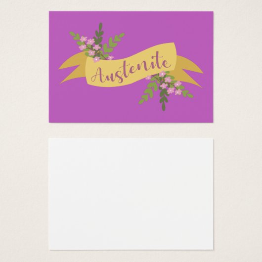 Austenite I (Front & Back)