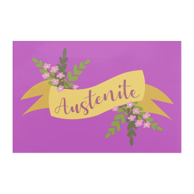Austenite I Acrylic Print (Front)