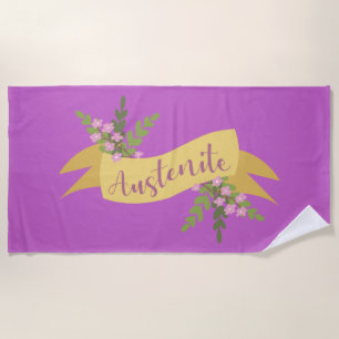 Austenite I Beach Towel