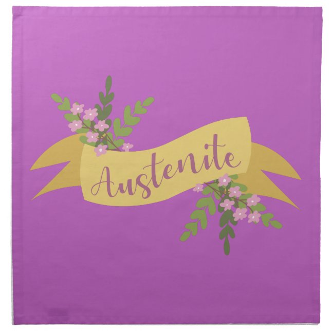 Austenite I Cloth Napkin (Front)