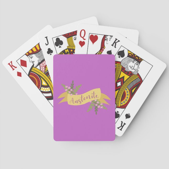 Austenite I Poker Cards (Back)